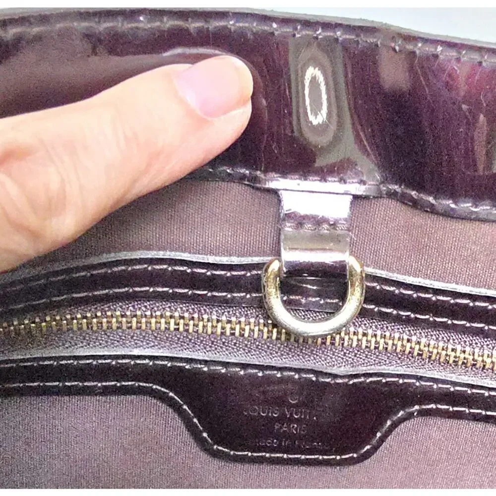 Louis Vuitton Monogram Vernis Wilshire PM Pomme D'amour Patent Leather w/ COA